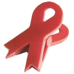 Ribbon Magnet Clip Red Top